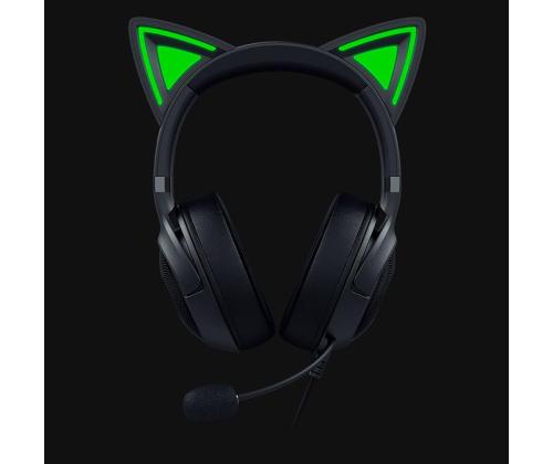 Razer Kraken Kitty V2, must - Juhtmega peakomplekt