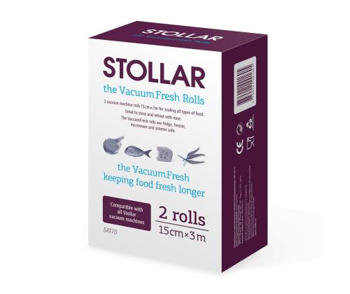 Stollar VacuumFresh, 15 cm x 3 m, 2 tk - Kilerullid
