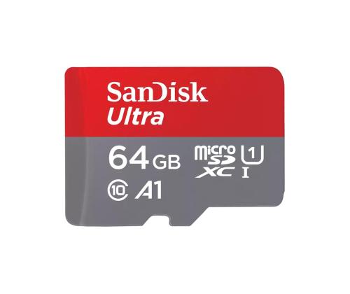 SanDisk Ultra microSD with SD Adapter, 64 GB - Mälukaart