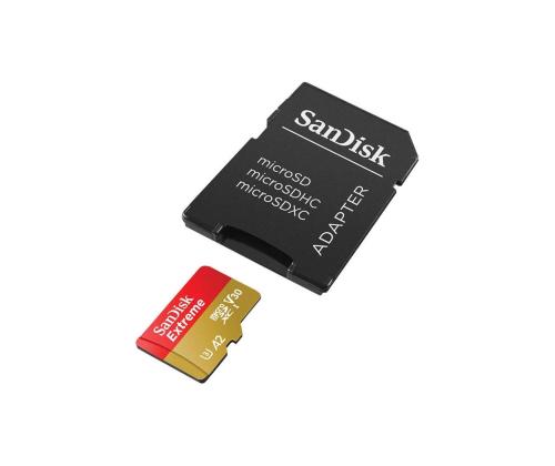 SanDisk Extreme microSDXC UHS-I CARD, 256 GB - Mälukaart