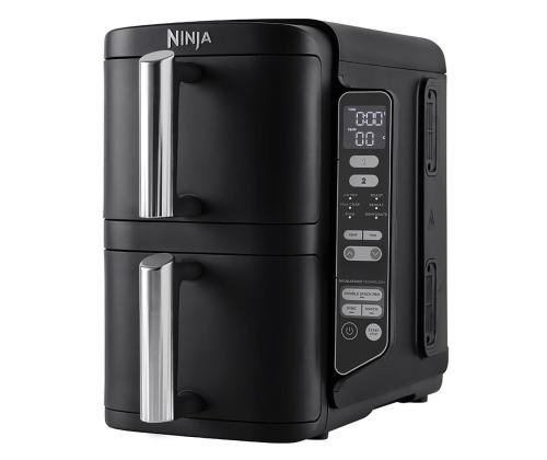 Ninja Double Stack 7.6 L, 2470 W, must - Kuumaõhufritüür