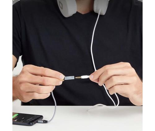 SBS, USB-C - 3,5 mm pesa, tumehall - Adapter