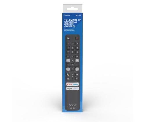 Savio RC-15, TCL TV, must - Teleri asenduspult