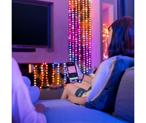 Twinkly Candies Pearls, RGB, 100 LED, USB-C, 6 m, läbipaistev - Nutivalgusti