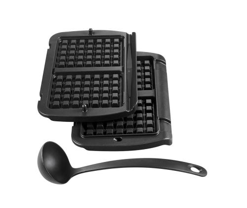 Tefal Optigrill, must - Vahvliplaadid + kulp
