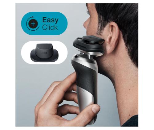Braun Series 7 360° Flex, AutoSense, Wet & Dry, must/hõbedane - Pardel