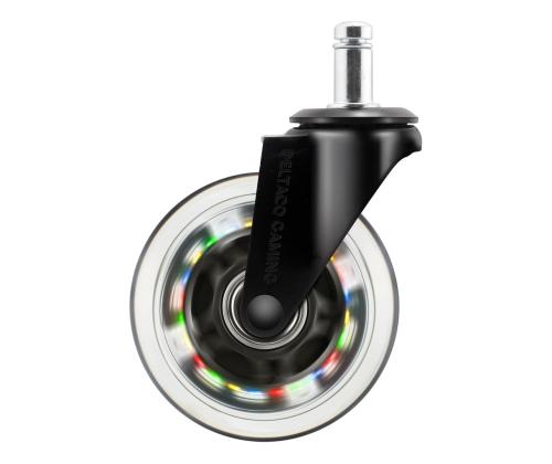 Deltaco GAM-141, 5 tk, värvilised - Rattad mänguritoolile