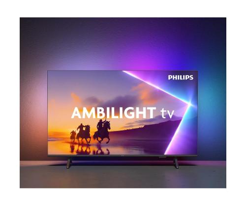 Philips PUS8510, 85'', 4K UHD, QLED, must - Teler