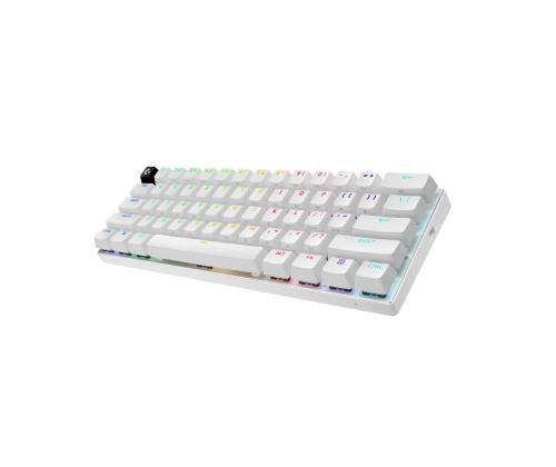 Logitech PRO X 60, US, valge - Juhtmevaba klaviatuur