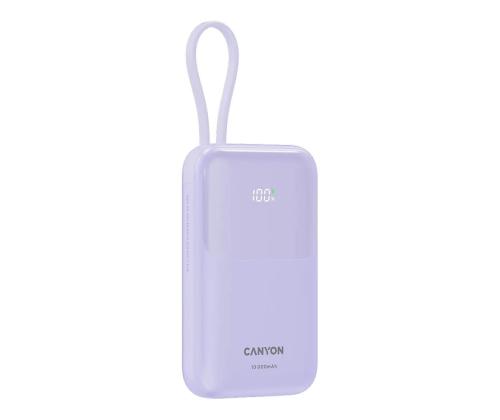 Canyon OnPower 101, 10 000 mAh, lilla - Akupank