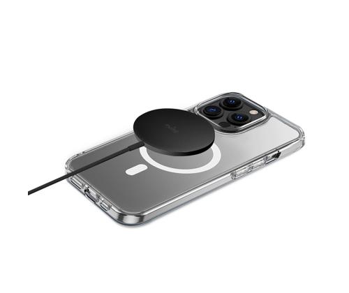 Puro Magnetic Wireless, USB-C, MagSafe, 1 m, must - Juhtmevaba laadija