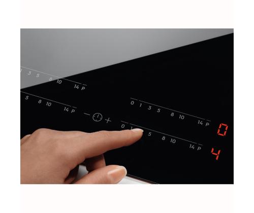 Electrolux 600 Seeria Bridge Hob2Hood, laius 59 cm, must - Integreeritav induktsioonpliidiplaat