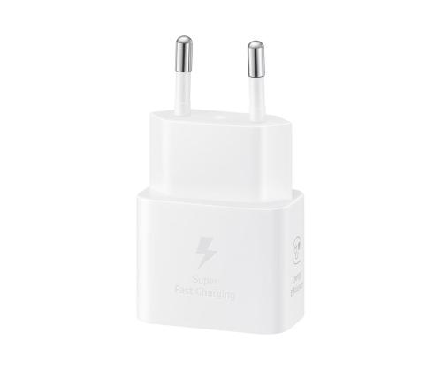 Samsung, USB-C, 25 W, valge - Vooluadapter ja USB-C kaabel
