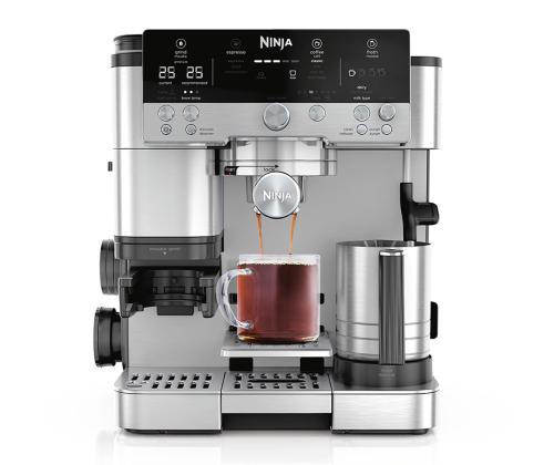 Ninja Luxe Café Premier, must/roostevaba teras - Espressomasin
