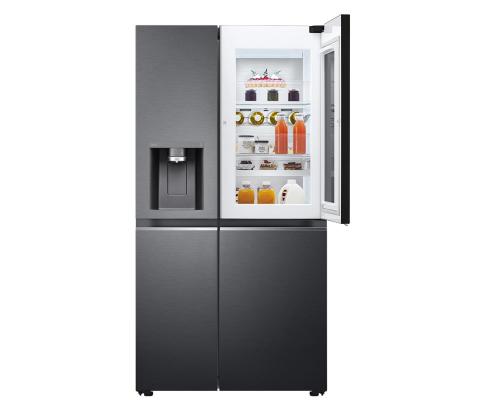 LG, InstaView, vee- ja jääautomaat veepaagiga, 635 L, kõrgus 179 cm, must - SBS-külmik