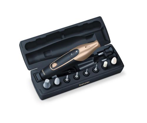 Beurer, Special Edition, must/kuldne - Maniküüri-pediküürikomplekt
