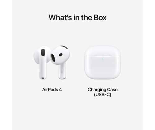 Apple Airpods 4 ANC, valge - Juhtmevabad kõrvaklapid