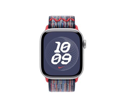 Apple Nike Sport Loop, 42mm, sinine/punane - Kellarihm