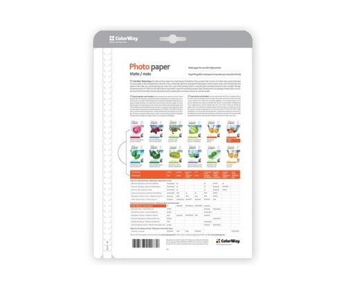 ColorWay A4, 190 g/m², 20 lehte, matt - Fotopaber