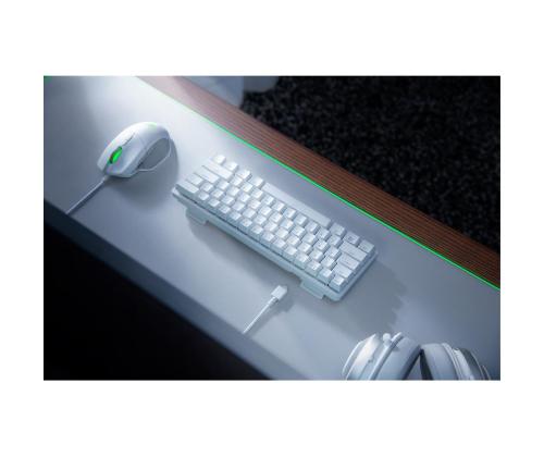 Razer Huntsman Mini Mercury Ed. Razer Red Switch, US, valge - Mehaaniline klaviatuur