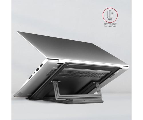 AXAGON STND-L, tumehall - Sülearvuti alus