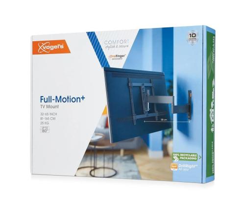 Vogel's Comfort Full-Motion, 32" - 65", must - Teleri seinakinnitus