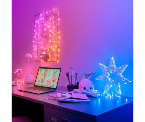 Twinkly Candies Pearls, RGB, 100 LED, USB-C, 6 m, läbipaistev - Nutivalgusti