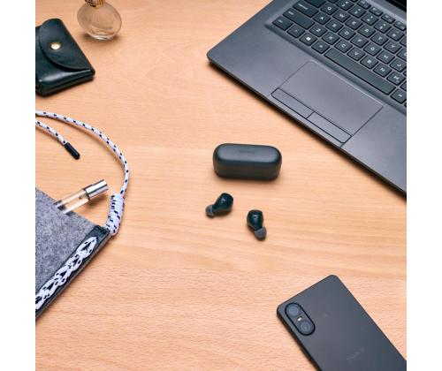 Sony WF-C510, must - Täielikult juhtmevabad kõrvaklapid