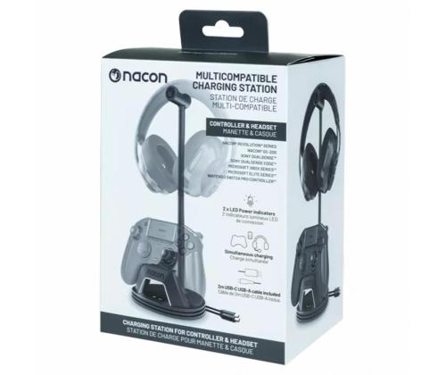 BigBen Nacon Multi Charge Stand, must - Laadimisalus