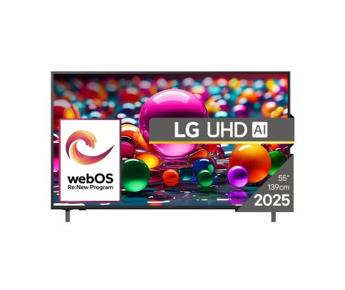 LG UHD AI UA75, 55'', 4K UHD, LED LCD, must - Teler