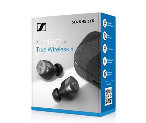 Sennheiser MOMENTUM True Wireless 4, mürasummutus, must - Täisjuhtmevabad kõrvaklapid