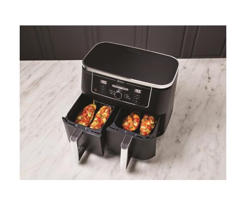 Ninja Foodi MAX Dual Zone, 9.5 L, 2470 W, must - Kuumaõhufritüür