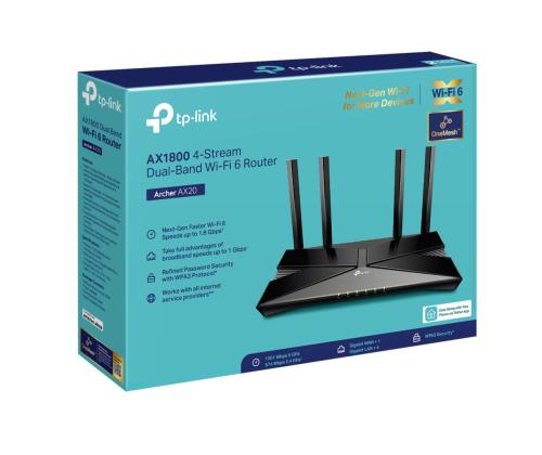 TP-Link Archer AX1800, WiFi 6, must - WiFi ruuter