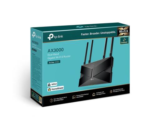 TP-Link Archer AX53, Wi-Fi 6, must - WiFi ruuter