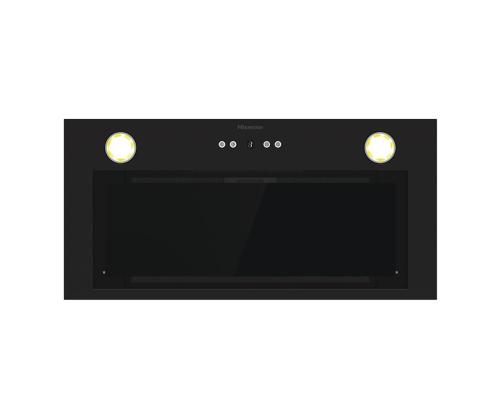 Hisense, 650 m³/h, laius 60 cm, must - Integreeritav õhupuhasti