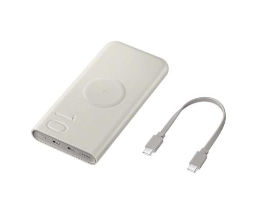 Samsung Wireless Power Bank, 10000 mAh, beež - Akupank