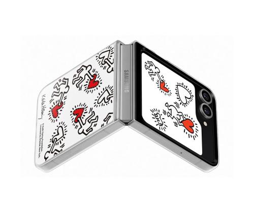 Samsung Flipsuit Case, Galaxy Flip6, valge - Silikoonümbris