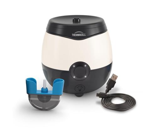 Thermacell, must/valge - Akutoitel sääsepeletaja miljöövalgusega