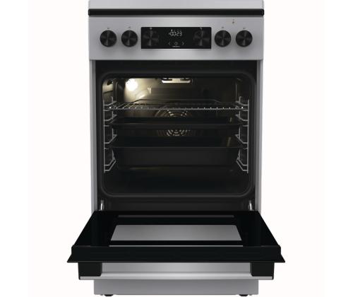 Gorenje, 70 L, laius 50 cm, hall - Gaasipliit elektriahjuga