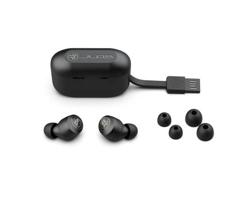 JLab GO Air Pop, must - Täisjuhtmevabad kõrvaklapid