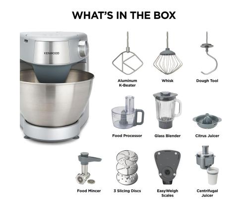 Kenwood Prospero+, 1000 W, hõbedane - Köögikombain