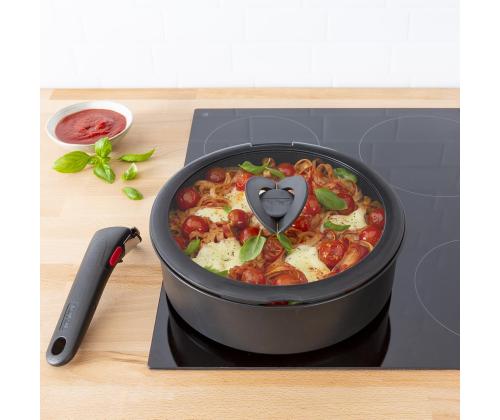 Tefal Ingenio, 16/18/20 cm - Klaaskaaned