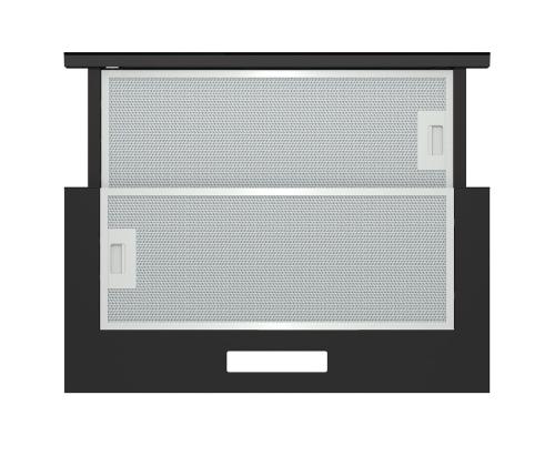 Hisense, 450 m³/h, laius 60 cm, must - Integreeritav õhupuhasti