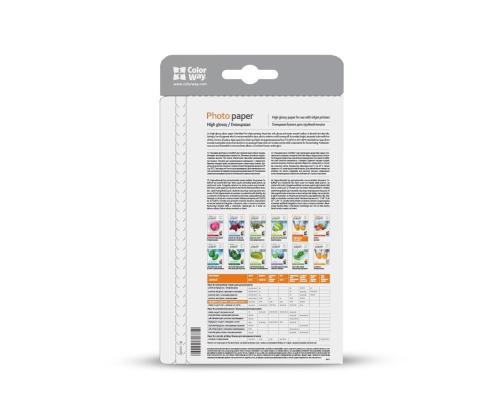 ColorWay 10x15, 200 g/m², 50 lehte, läikiv - Fotopaber