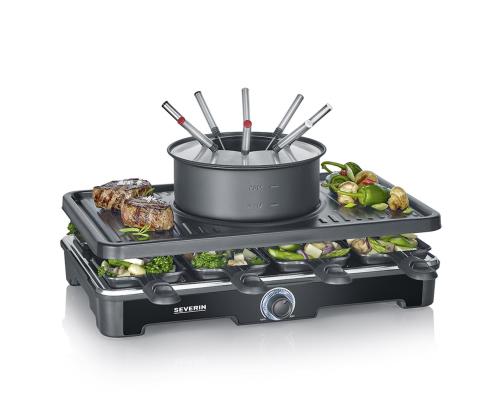 Severin, 1400 W, must - Raclette grill ja Fondüü