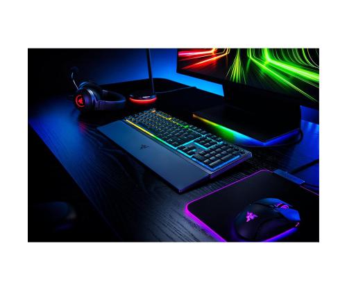 Razer Ornata V3, RUS, must - Klaviatuur