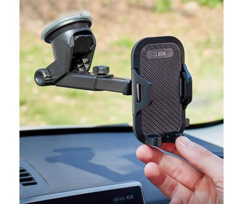 SBS, imapp kinnitus, must - Telefonihoidja autosse