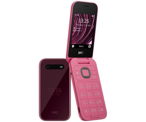 HMD 2660 Flip, punane - Mobiiltelefon