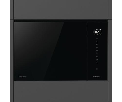 Hisense, 25 L, 1450 W, must - Integreeritav mikrolaineahi grilliga
