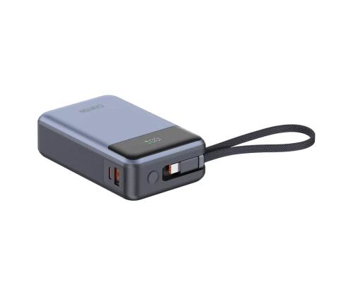 Canyon OnPower PB-600, 20000 mAh, USB-A, USB-C, must/hõbe - Powerbank